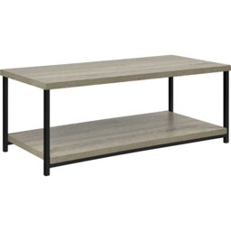 Rackhams Elmwood coffee table in distressed grey oak - Grey - thumbnail 2
