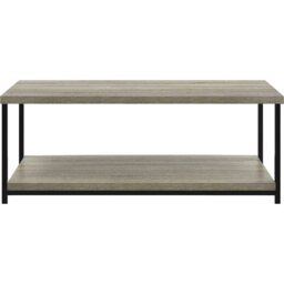 Rackhams Elmwood coffee table in distressed grey oak - Grey