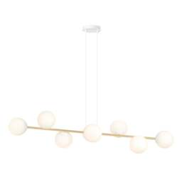 Rackhams GRAVITY  Pendant lamp 8 x E14 White, Gold with White Shade - thumbnail 4