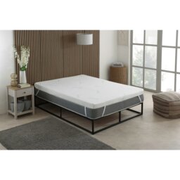 Rackhams European Double Cooling Foam Mattress Topper - 2.5cm Thick - White - 1 - 4ft Small Double Mattress (120cm x 190cm) - thumbnail 3