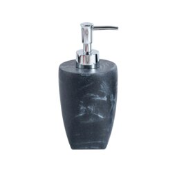 Rackhams Octavia Grey Marble & Chrome Liquid Soap Dispenser - thumbnail 3