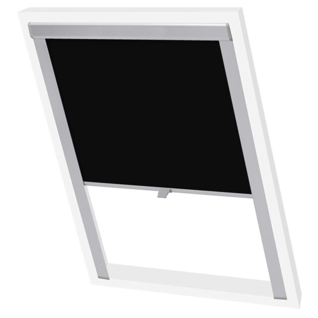 Rackhams Blackout Roller Blinds Black C04 - image 1