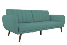 Rackhams Brittany Sofa Bed in Light Blue fabric - Blue - thumbnail 2