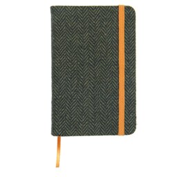 Rackhams Tweed Covered Lined Notebook - Blue Box Tweed - thumbnail 4