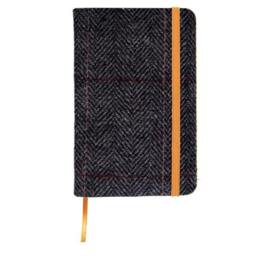 Rackhams Tweed Covered Lined Notebook - Blue Box Tweed - thumbnail 5