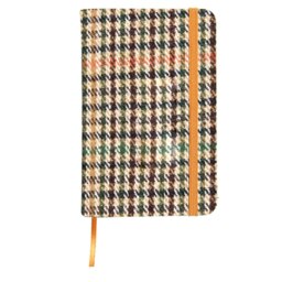 Rackhams Tweed Covered Lined Notebook - Blue Box Tweed - thumbnail 3