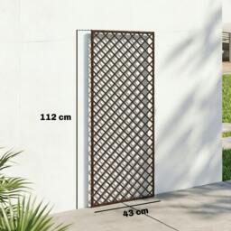 Rackhams Garden Arch, Wicker Trellis Support Frame with Flat Top, Natural - Wicker - Natural wood finish - Garden Arch - thumbnail 3