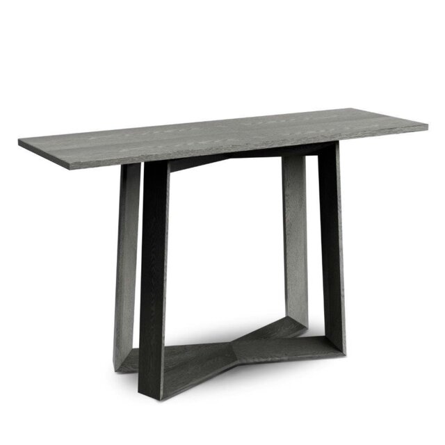 Rackhams Large Console Tables - Natural Black Oak - image 1