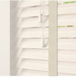 Rackhams White Oak Faux Wood Venetian Blinds with Tapes (130cm Drop) - 240cm - thumbnail 3