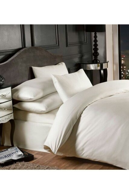Rackhams 1000TC Hotel Quality Oxford Pillowcase - Cream - Oxford Pillowcase