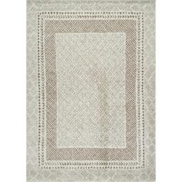 Rackhams Freud-Modern Ivory Brown High Pile Rug - 140 x 200 cm - thumbnail 2