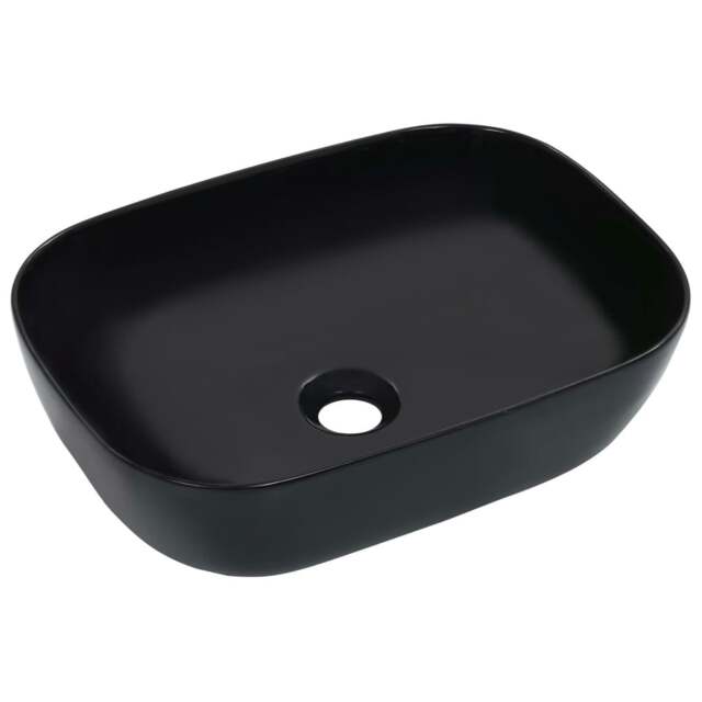 Rackhams Wash Basin 45.5x32x13 cm Ceramic Black