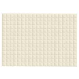 Rackhams Weighted Blanket Light Cream 140x200 cm Single 6 kg Fabric - thumbnail 3
