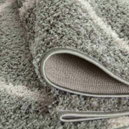Rackhams Moroccan Grey Shaggy Rug - 610 - 120X120 cm - thumbnail 4