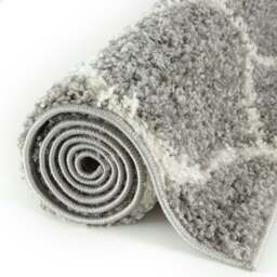 Rackhams Moroccan Grey Shaggy Rug - 610 - 120X120 cm - thumbnail 5