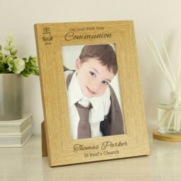 Rackhams Personalised Holy Communion 6x4 Photo Frame - thumbnail 4