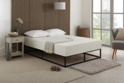 "Rackhams CoolMax All Foam Memory Foam Mattress - 8"" Deep, Temperature-Regulating Comfort - White - 1 - 4ft Small Double Mattress (120cm x 190cm)"