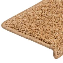 Rackhams Stair Mats 10 pcs 65x21x4 cm Beige - thumbnail 6