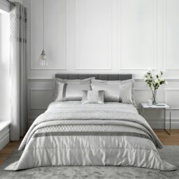 Rackhams Sequin Cluster Duvet Cover Set - Duck Egg Blue - Double - thumbnail 2