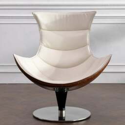 Rackhams Russell Lobster Chair, With Ottoman, Walnut Texture, Armchair - Texture B - thumbnail 5