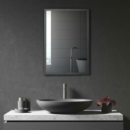 Rackhams Wall Mounted Bathroom Cabinet with Mirror and Storage Shelves - Bathroom cabinet with mirror - 1 - 40W x 12D x 60H cm - thumbnail 1