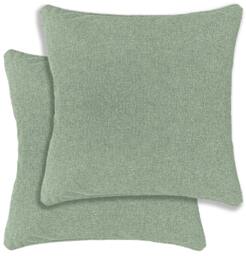 Rackhams Austin/Dallas Textured Pair of Double Sided Zip Opening Piped Edge Cushion Covers - 43x43cm - Cases Only - Grey - thumbnail 3