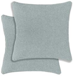 Rackhams Austin/Dallas Textured Pair of Double Sided Zip Opening Piped Edge Cushion Covers - 43x43cm - Cases Only - Grey - thumbnail 6