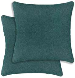Rackhams Austin/Dallas Textured Pair of Double Sided Zip Opening Piped Edge Cushion Covers - 43x43cm - Cases Only - Grey - thumbnail 4
