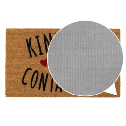 Rackhams Eco-Friendly Latex Backed Coir Entrance Doormat, 45x75cm - Kindness - thumbnail 6