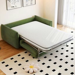 Rackhams Kaur Two Seater Sofa Bed, Pull Out Sleeper Sofa Bed, More Colours - Orange - 168cm - thumbnail 6