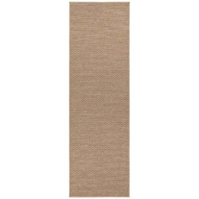 Rackhams Flatwoven Nature Beige Terra Runner - Indoor-Outdoor - 80X350 cm
