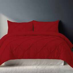 Rackhams Pintuck Pinch Pleated Polycotton Duvet Cover And Pillowcase/s Set Bed Linen - Silver - Single - thumbnail 4