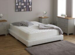 "Rackhams Essentials Zig Zag Hybrid Mattress - 7.5"" Deep, Soft Firmness - White - 1 - 3ft Single Mattress (90cm x 190cm)" - thumbnail 1