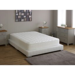 "Rackhams Essentials Zig Zag Hybrid Mattress - 7.5"" Deep, Soft Firmness - White - 1 - 3ft Single Mattress (90cm x 190cm)" - thumbnail 4