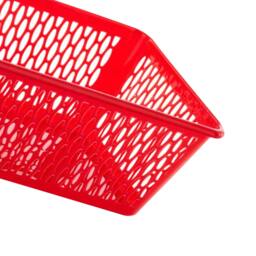 Rackhams 37cm Handy Basket Red 37 x 26 x 16cm - One Colour - One Size - One Colour - thumbnail 5
