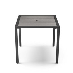 Rackhams 80/120/150cm Wide Rectangular Outdoor Dining Table with Parasol Hole - 150 cm W x 70cm D - thumbnail 4