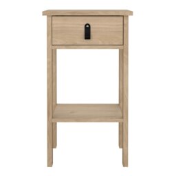 Rackhams Barcelona Bedside Table with 1 Drawers in Jackson Hickory Oak - Brown - Manufactured wood - 1 - thumbnail 2