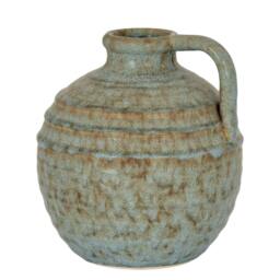 Rackhams Capella Jug Vase - Grey - 18cm x 16cm x 16cm - Grey - 100% Mixed