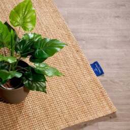 Rackhams Jute Rug Rosalie Natural Beige - 160X230 cm - thumbnail 4
