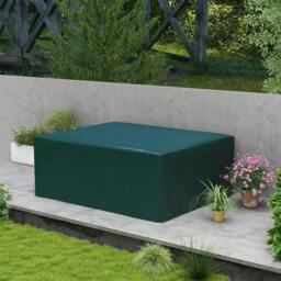 Rackhams Garden Furniture Cover, Waterproof Anti-UV Large Protective Patio Set Covers, 235 x 190 x 90cm, Green - thumbnail 2