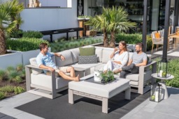 Rackhams Levanto - Outdoor Corner Sofa with Ottoman - thumbnail 1