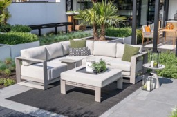 Rackhams Levanto - Outdoor Corner Sofa with Ottoman - thumbnail 2