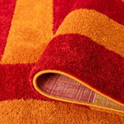 Rackhams Joli Geometric Red & Orange Rug - 160X230 cm - thumbnail 4