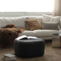 Rackhams Norman Copenhagen Circus Pouf, Footstool - S - Red - thumbnail 4