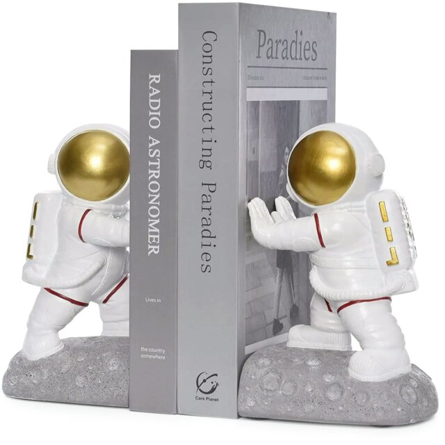 Rackhams Facing Astronaut Bookends - image 1