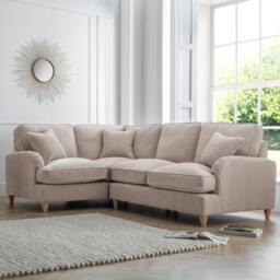Rackhams The Swift Left Hand Corner Sofa - Putty - thumbnail 1
