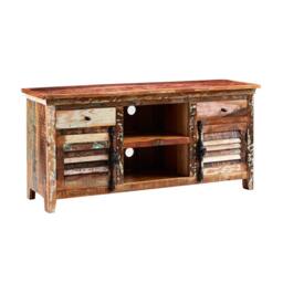 Rackhams Dahila Reclaimed Boat TV Multi Media Unit - 150 cm - 70 cm - Wood - thumbnail 2