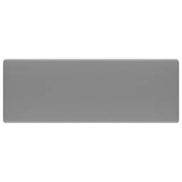 Rackhams Luxury Basin Overflow Square Matt Light Grey 41x41 cm Ceramic - thumbnail 2
