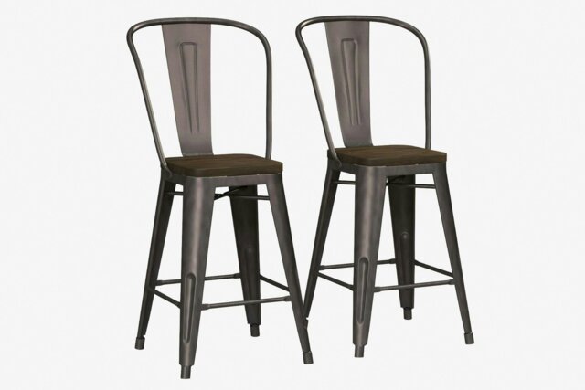 Rackhams Luxor Counter Stool in Metal Bronze - 2 pieces - Bronze - image 1