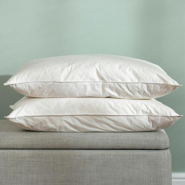 Rackhams Goose Feather & Down Pillows - Medium - Standard - Pair - image 1
